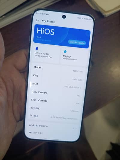 Tecno spark 40 pro plus