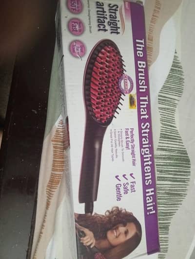 straightener brush
