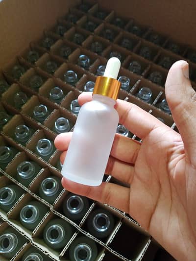 Premium Frosted Glass Dropper Bottles (30ml) for Serums & Oils