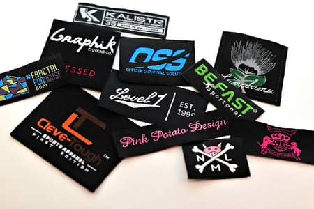Woven Labels || Satin Label || peinted Label || Hang tags || paper bag