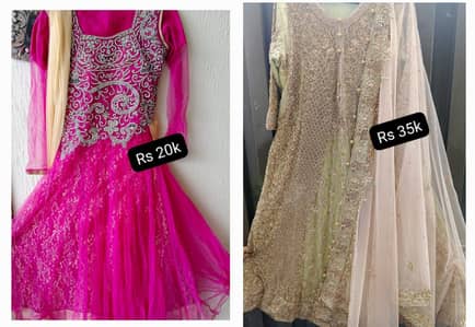 Designer Wedding Wear | Heavy Embroidered Dresses