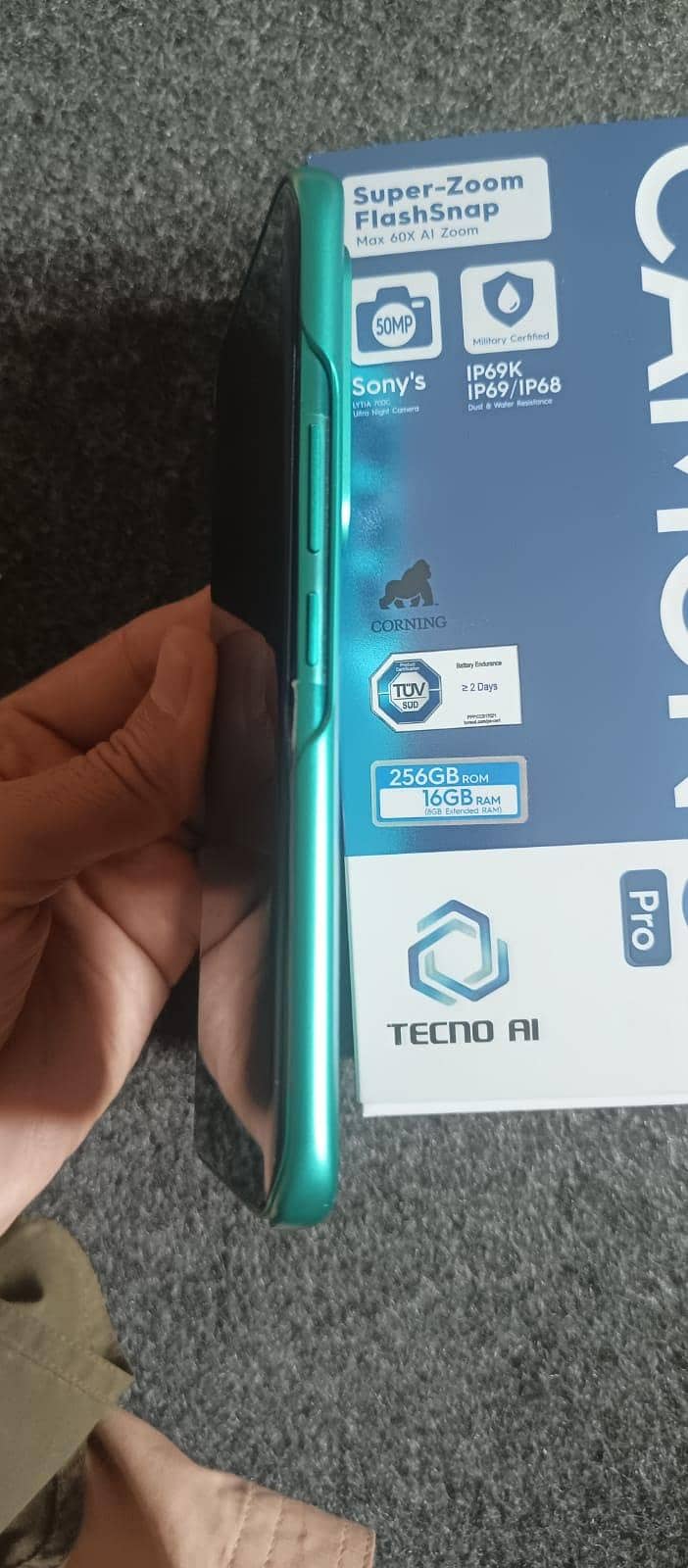tecno camon  50 pro 7