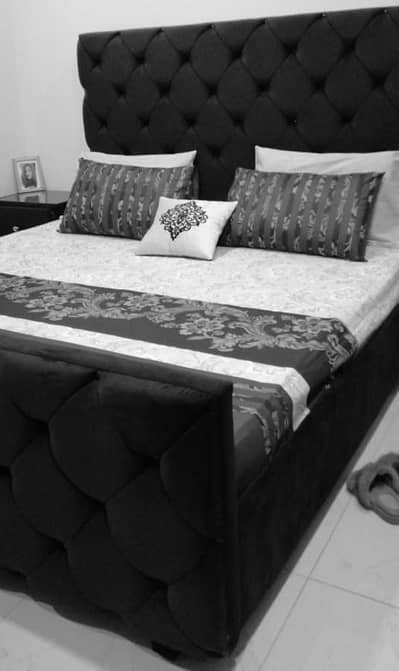 with mattress. .