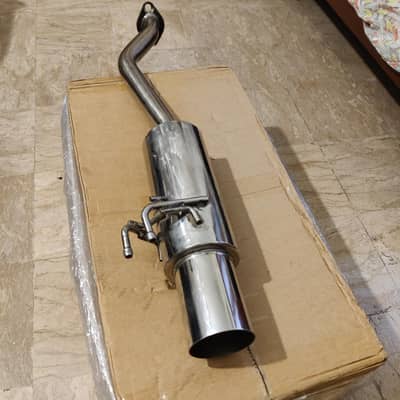 Honda civic reborn 2007-2012 steel sports end exhaust silencer