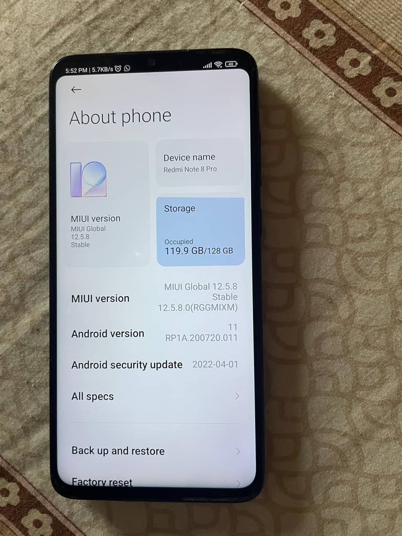 redmi note 8 pro 15