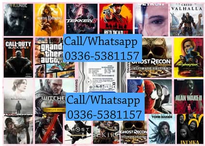 HDD full of Game Setup Harddisk Disk with Games Gaming PC