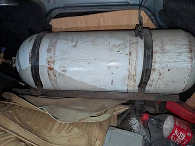 LPG Kit (Almost new) with CNG Cylinder