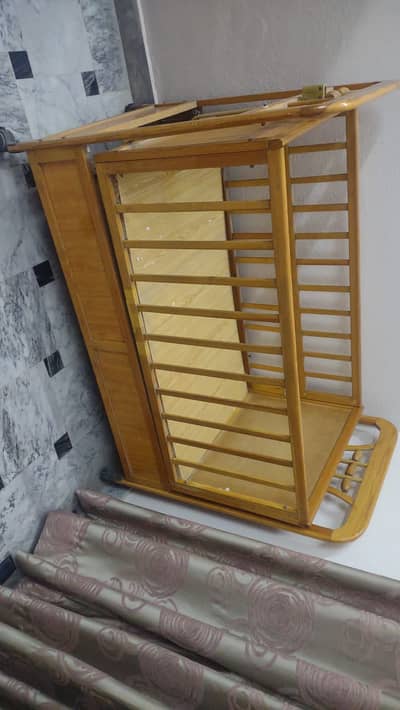 WOODEN BABYCOT NEWBORN TO AGE 5