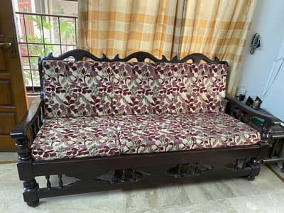 5 Seater Solid Wooden Sofa Set - Premium Quality & Elegant Design