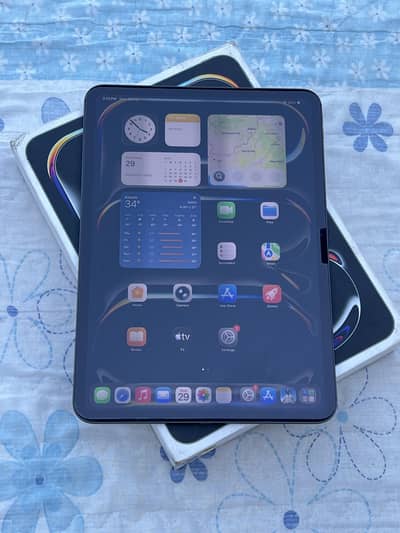 Latest iPad Pro M4 Chip 256GB Neat Condition With Original Box Charger
