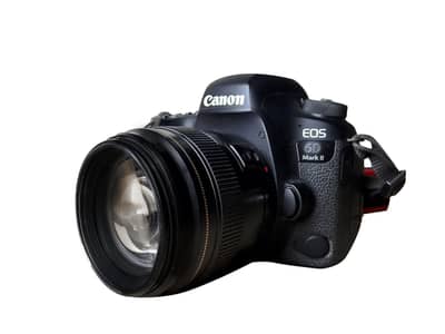 Canon 6D Mark II Bundle | 85mm f1.8 | Charger Battery Flash