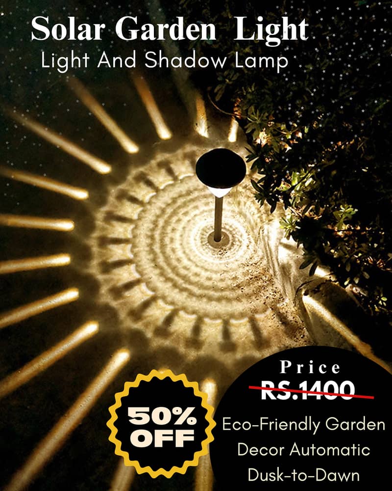 Garden Light ( Automatic) Solar 12