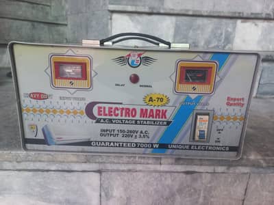 electro mark A. C. voltage  stabilizer