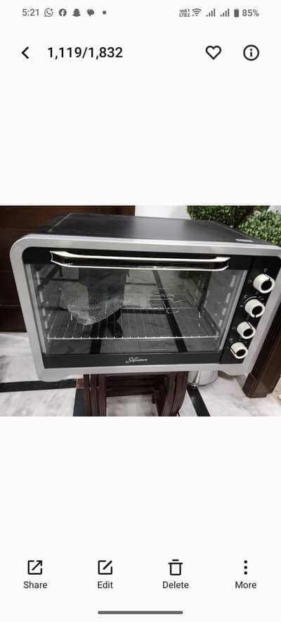 Signature big size  Baking oven