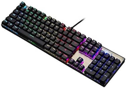 ⌨ RGB Mechanical Gaming Keyboard – High Performance Wired Keyboard