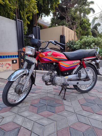 Honda CD 70 (2012 Model) / Red Colour /