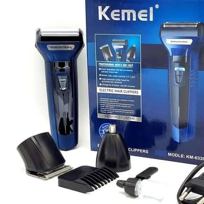 3-in-1 Electric Shaver for Men Rechargeable Trimmer 
