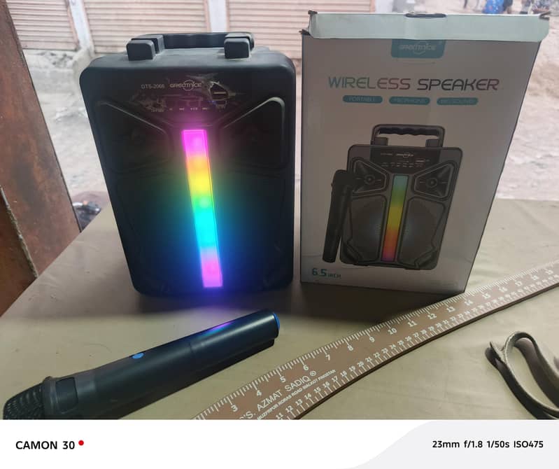 wireless speaker. one  mic  . . 1