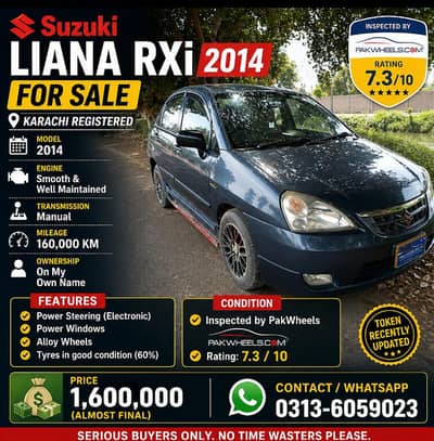 suzuki liana RXi 2014