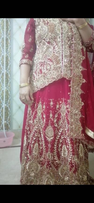 Beautiful Bridal wedding Sharara