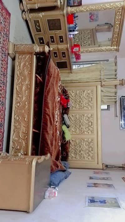 deeco paint bed with side table  and dressing table are urgent for sal