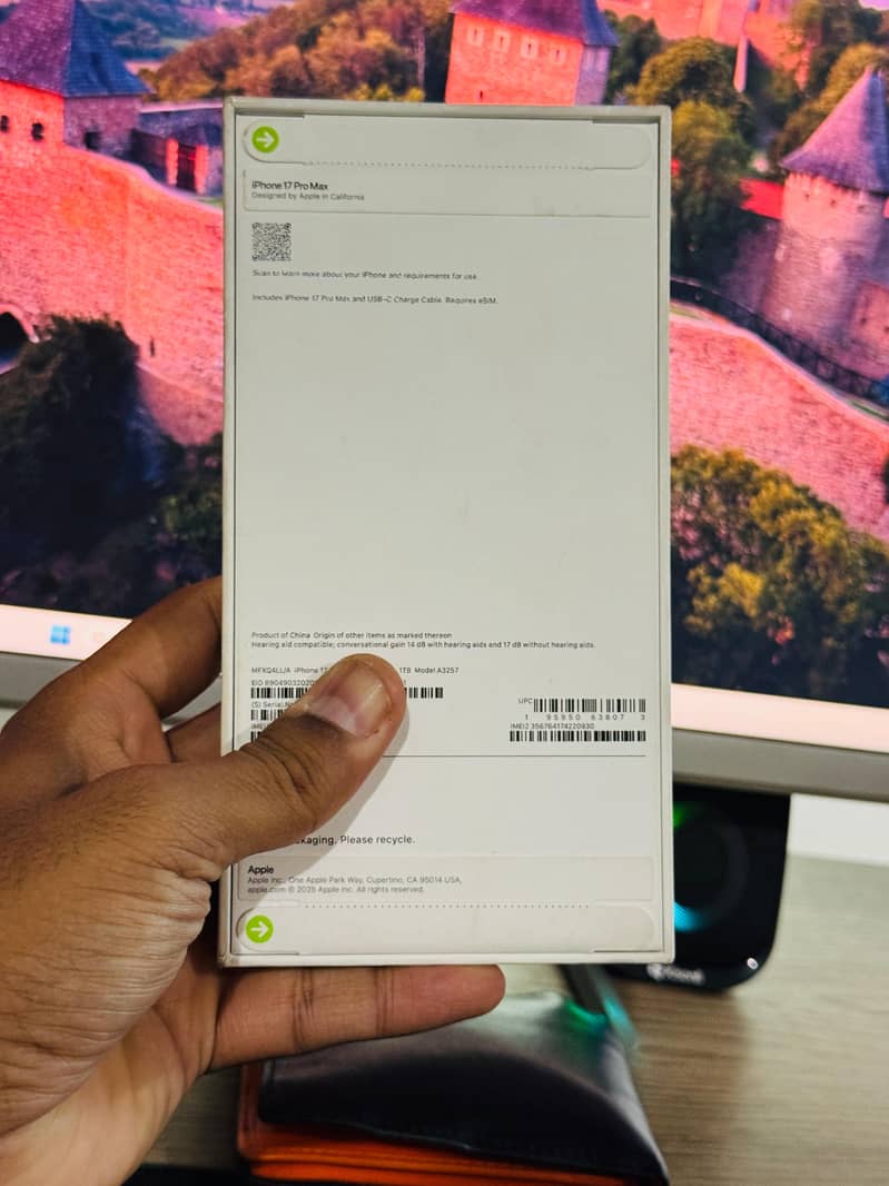 Iphone 17 pro max box pack 5