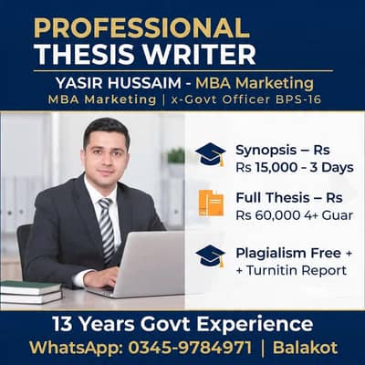 Thesis /Assignment writer