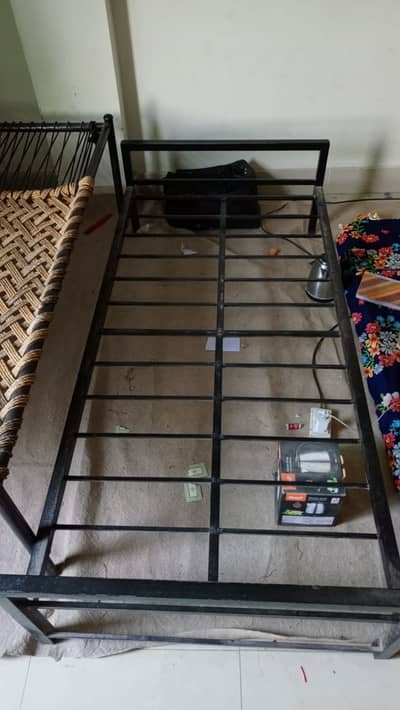 Iron Single Bed – Best for Students & Hostels