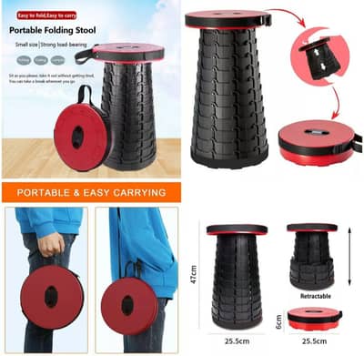 Portable folding stool for hajj