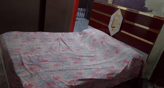 Queen Bed & wardrobe whole set