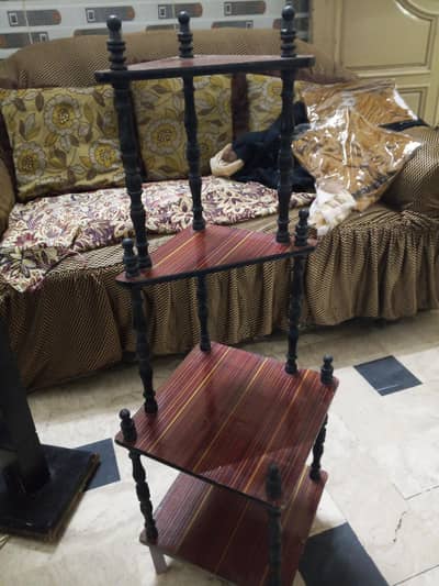 corner lamp with corner stand