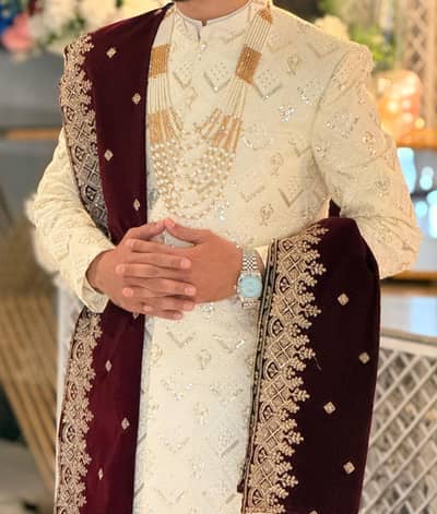 Sherwani (1 Time Used Only)