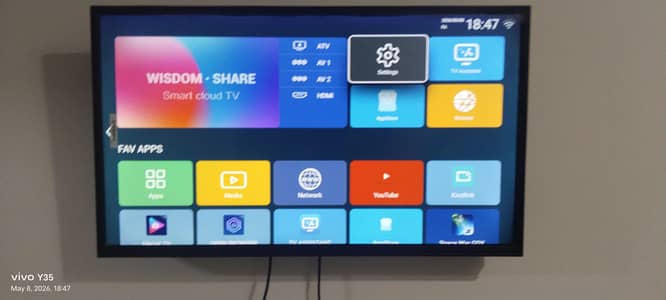 Xbox 360 console with 2 controller's and 42 inch smart led TV