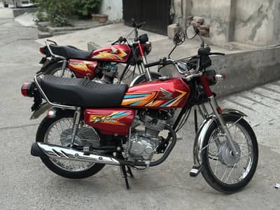 HONDA CG 125 APPLIED FOR ZERO METER