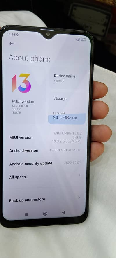 Redmi 9 ( 4/64) .