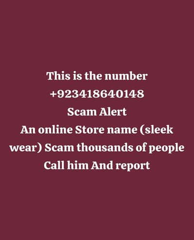 Scam Alert