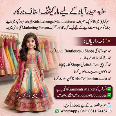 Hyderabad Ke Liye Marketing Staff Darkar