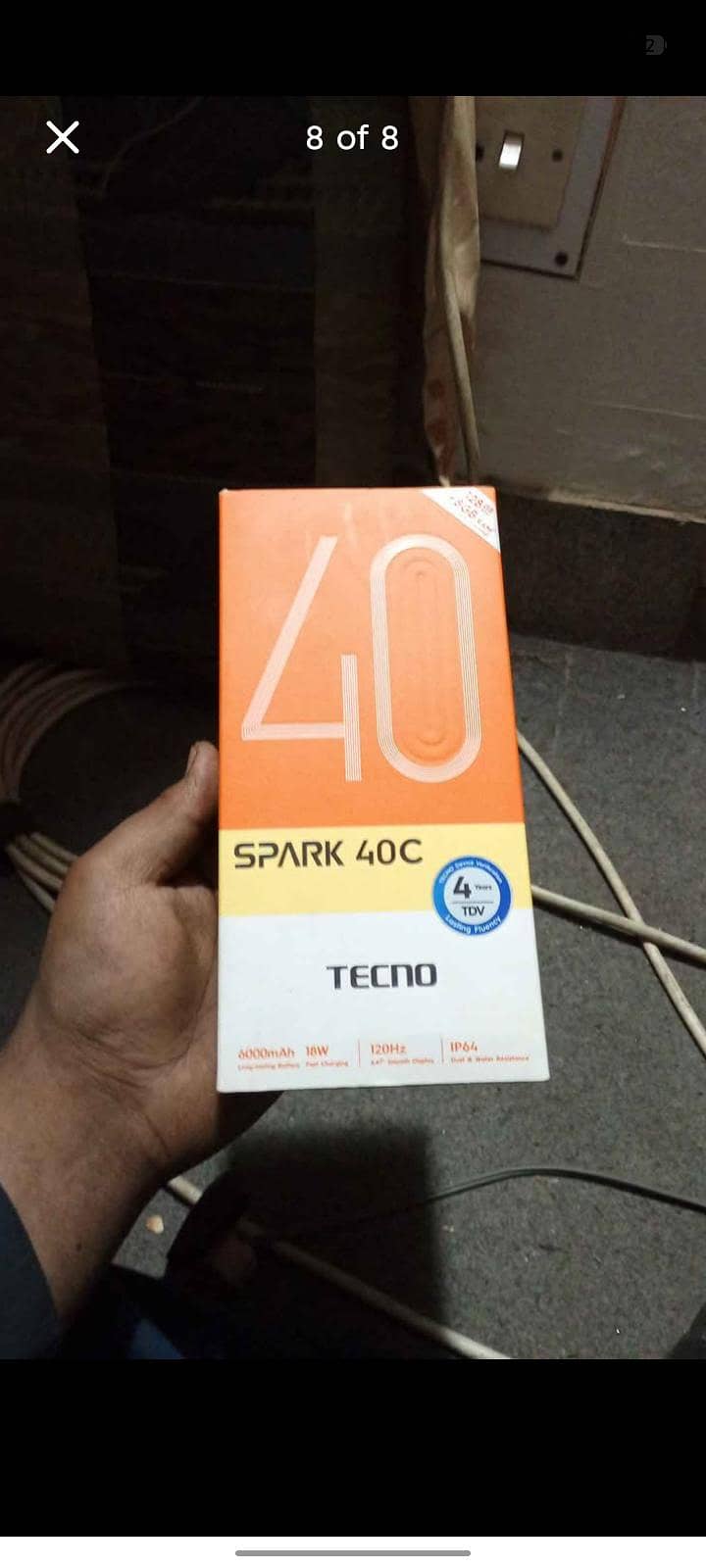 Tecno spark 40c 8