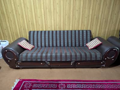 8 Seat Sofa Cum Bed Set (3+3+2)