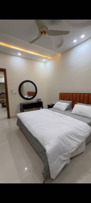 10 Marla 2 bedro furnished ground portion available for rent