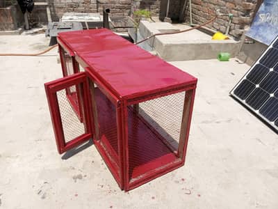Hen Cage | Bird Cage | Cage | Pigeon Cage | Red color cage for birds