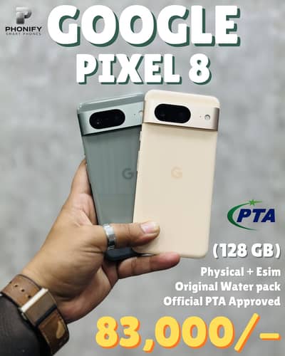 Google Pixel 8 PTA Approved 128gb