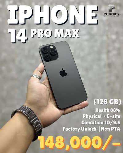 iPhone 14 Pro Max 128GB Factory Unlock | Non PTA