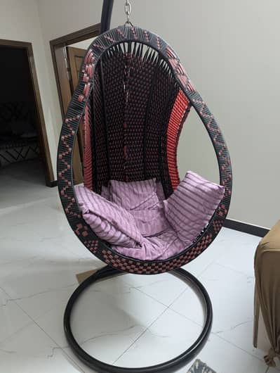 Hanging Swing ( Jhula ) with cushions - Indoor and Outdoor Jhula
