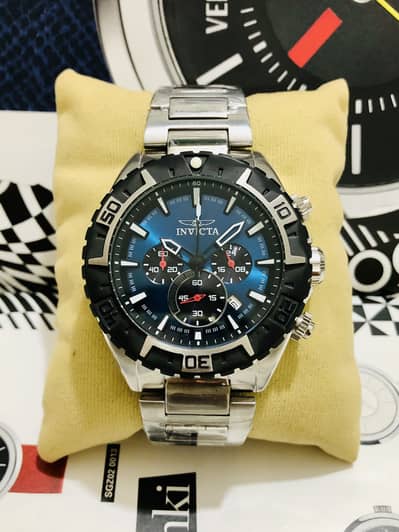 INVICTA BLUE OCEAN DIAL-NEW ORIGINAL WATCH-SEIKO CITIZEN CASIO ARMANI