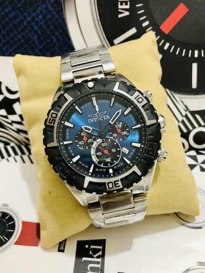 INVICTA BLUE OCEAN DIAL-NEW ORIGINAL WATCH-SEIKO CITIZEN CASIO ARMANI