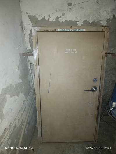 Fire proof steel door