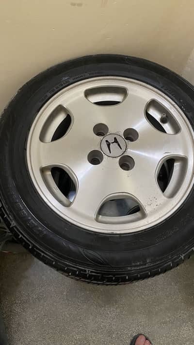 Honda Genuine Rims with Tyres