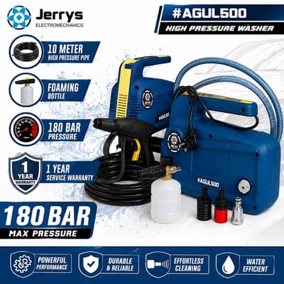 JERRY 180 BAR PRESSURE WASHER CAR WASBH SOLAR WASH WATER