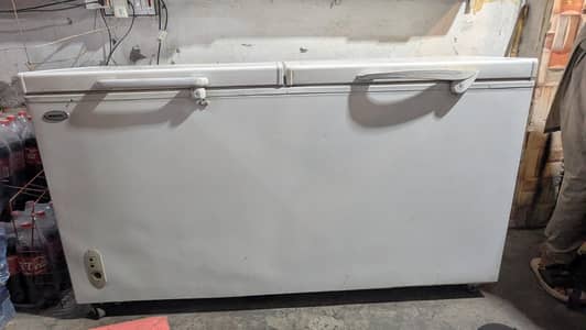 waves double door fridge